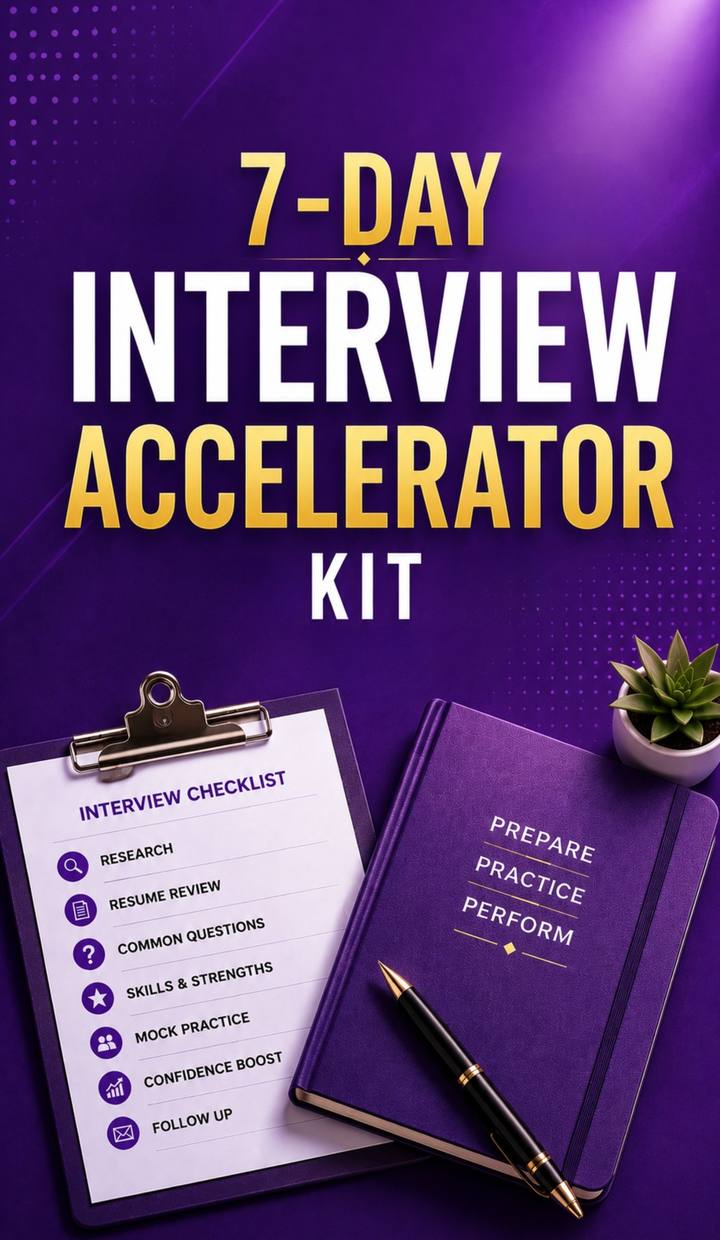 Seven-day interview preparation kit